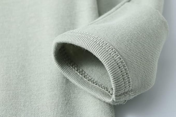 O2 BABY Baby Boys Girls Organic Cotton Zip-Front Sleeper Pajamas, Footed Sleep - Image 4