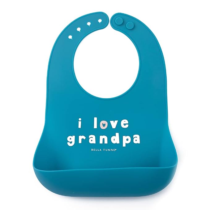 Bella Tunno Baby Bib for Eating, Waterproof Silicone Bib by BellaTunno