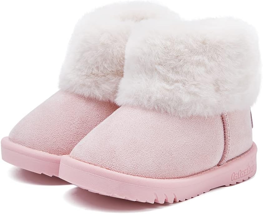 BMCiTYBM Girls Boys Snow Boots Warm Winter Fur Lined Baby Shoes - Image 3
