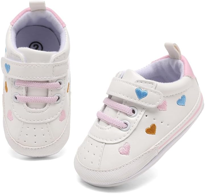 Clowora Baby Boys Girls Shoes Non-Slip Rubber Sole Sneakers Infant First - Image 5