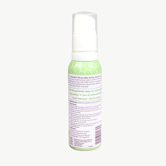Boogie Micro-Mist Saline Inhaler Refill, Baby Nose Congestion Relief, Nasal - Image 4