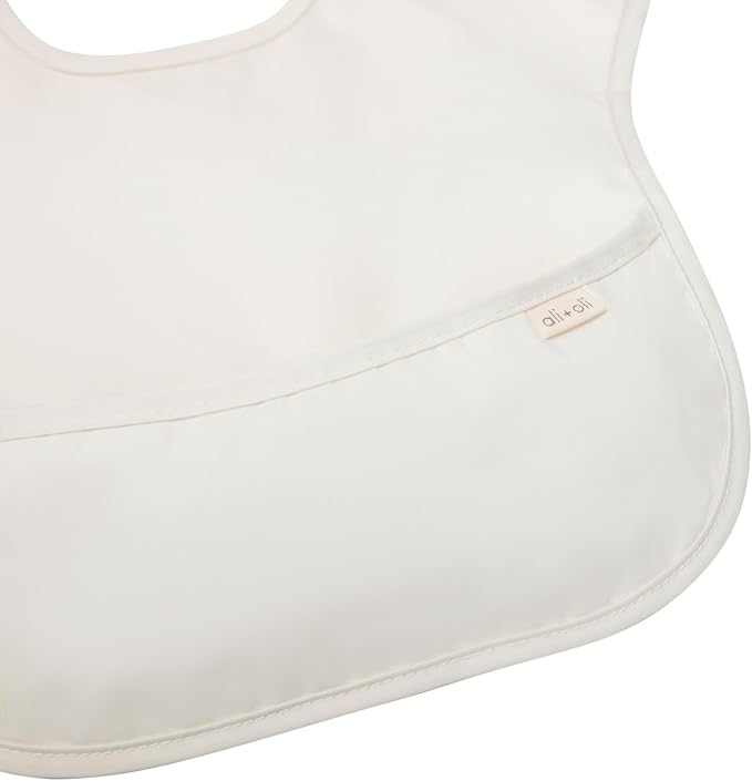 Ali+Oli Smock Bibs for Babies, BPA-Free Oeko-Tex Certified, Waterproof Baby - Image 4