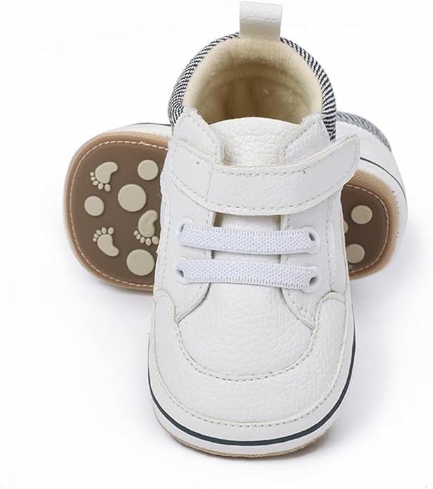 Clowora Baby Boys Girls Shoes Non-Slip Rubber Sole Sneakers Infant First by Clowora
