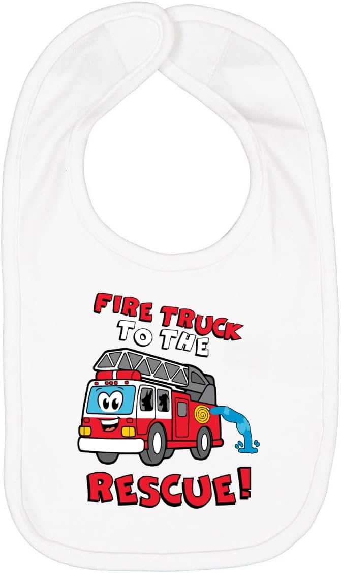 Wild Bobby Fire Truck to the Rescue Funny Cute Humor Infant Premium Jersey Baby by WildBobby