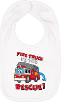 Wild Bobby Fire Truck to the Rescue Funny Cute Humor Infant Premium Jersey Baby by WildBobby