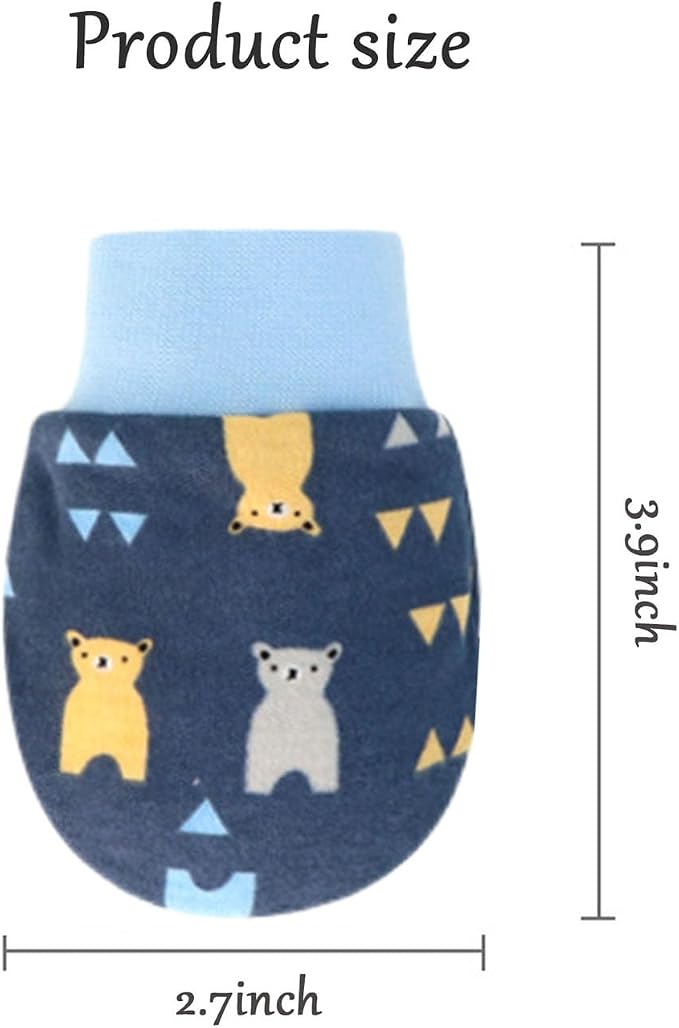 Baby Mittens No Scratch Mittens Infant Soft Gloves Mittens - Image 2