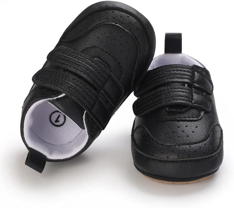 Clowora Baby Boys Girls Shoes Non-Slip Rubber Sole Sneakers Infant First - Image 4