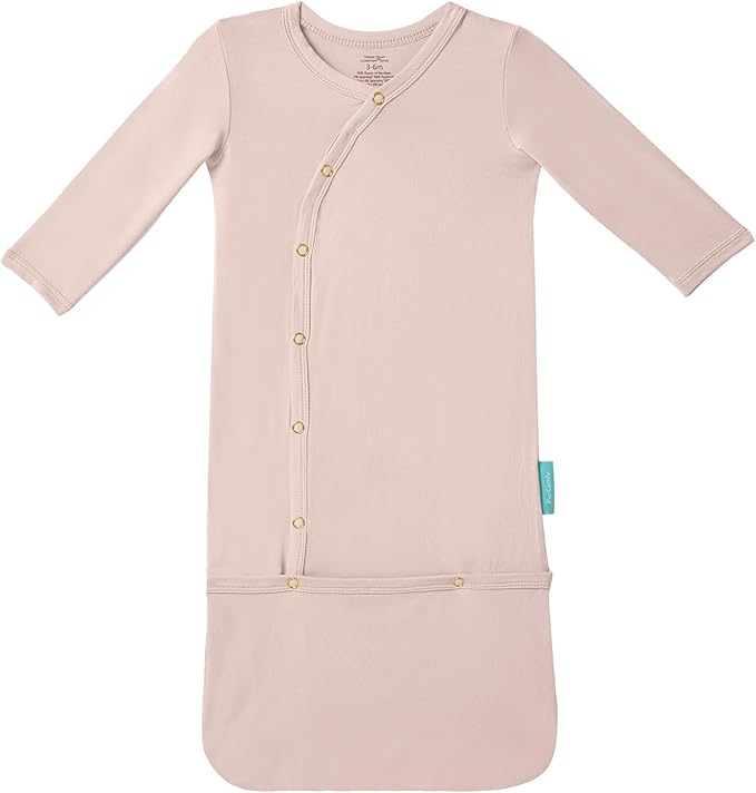 PurComfy Supersoft Baby Sleeper Gowns, Premium Bamboo Viscose Infant Nightgown by PurComfy