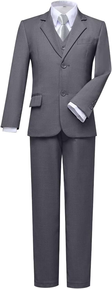 Visaccy Boys Suits Slim Fit Dress Clothes Ring Bearer Outfit by Visaccy