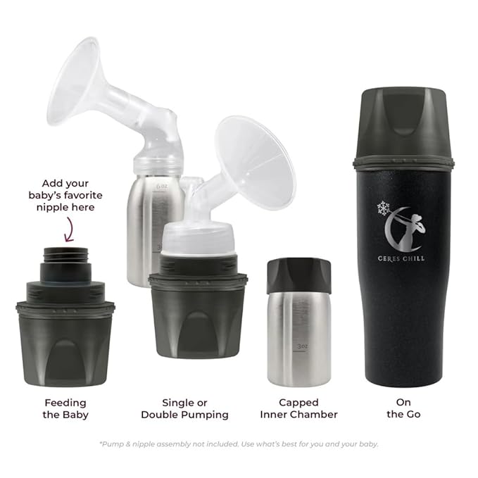 CERES CHILL Mini Breastmilk Chiller Demigoddess, Reusable Breastmilk Storage - Image 5