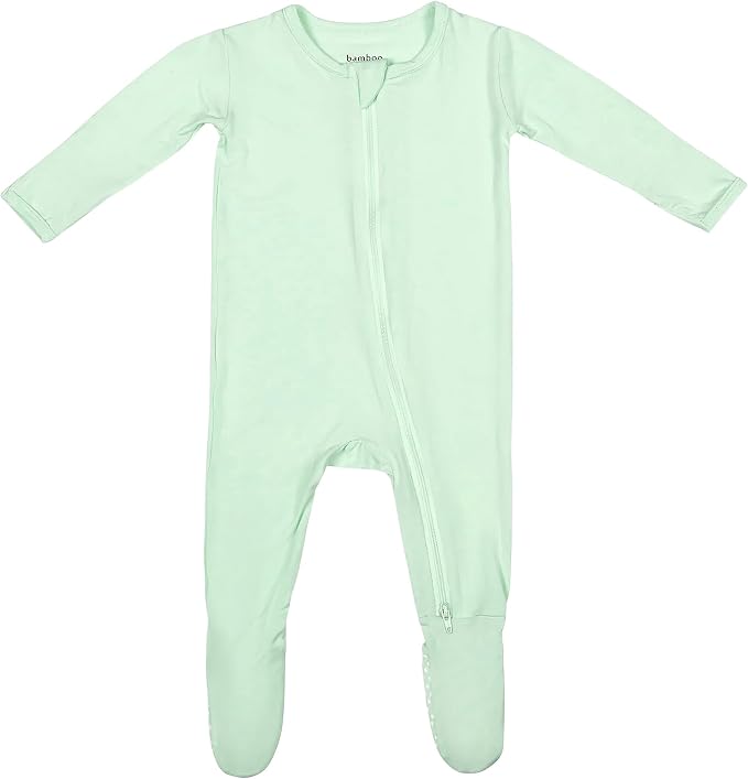 Bamboo Little Soft Baby Footie Pajamas, Baby Clothes, Newborn Sleepers by BambooLittle