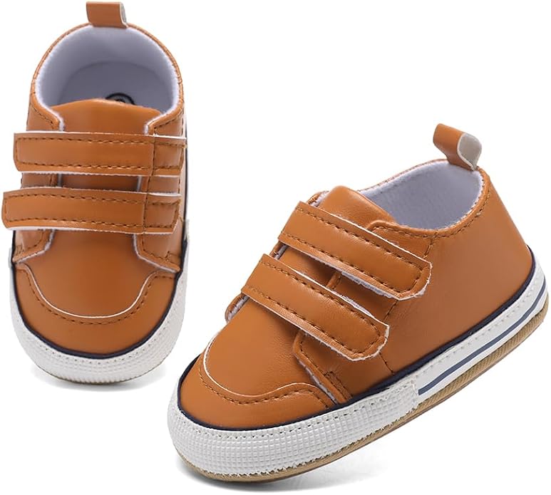 Clowora Baby Boys Girls Shoes Non-Slip Rubber Sole Sneakers Infant First - Image 5
