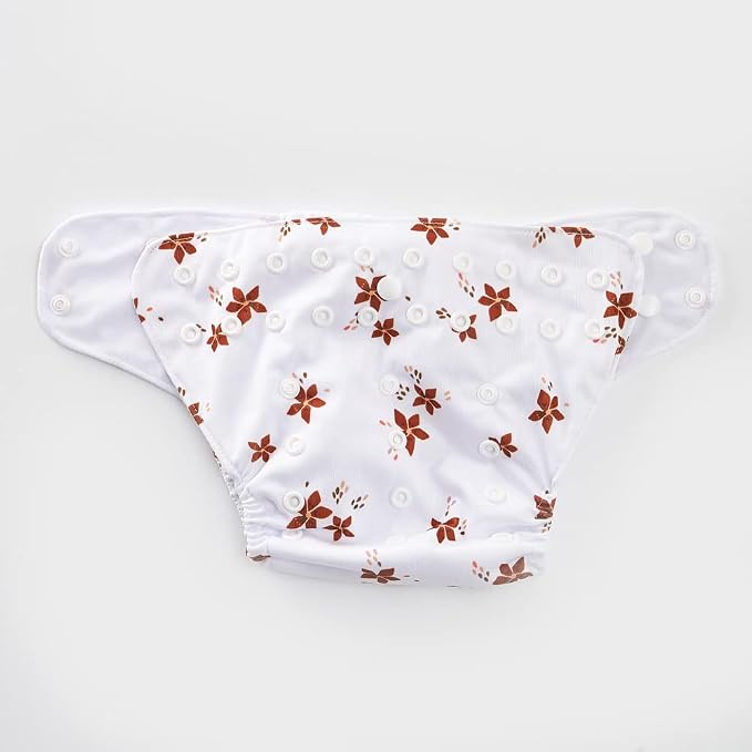 HappyFlute 9 Sets Newborn Baby Cloth Pocket Diapers One Size Adjustable - Image 5