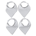 Copper Pearl 4 Pack Soft Cotton Baby Bibs by CopperPearl