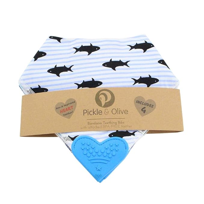 Pickle & Olive Bandana Teething Bibs - Image 7