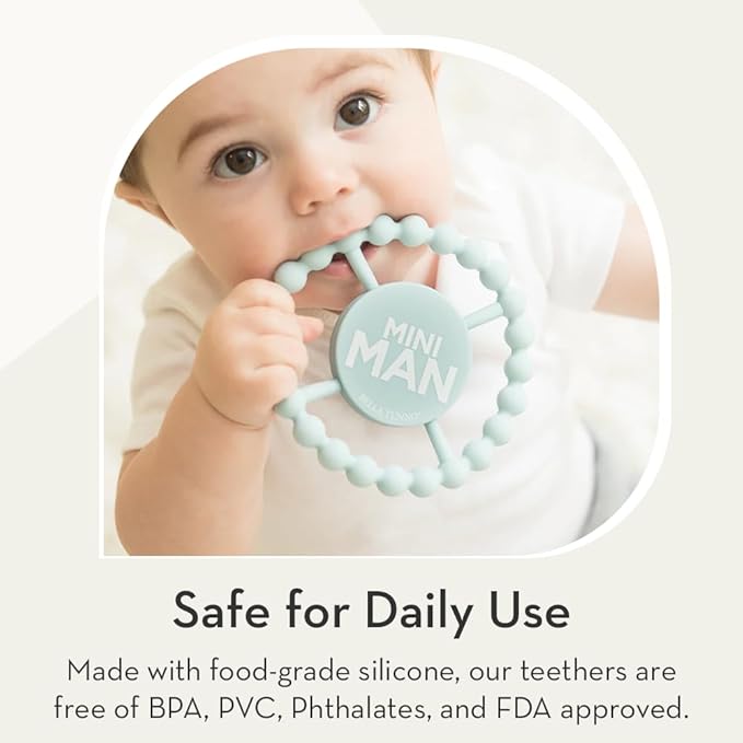 Bella Tunno Happy Teether – Soft & Easy Grip Baby Teether Toy, Silicone Teether - Image 5