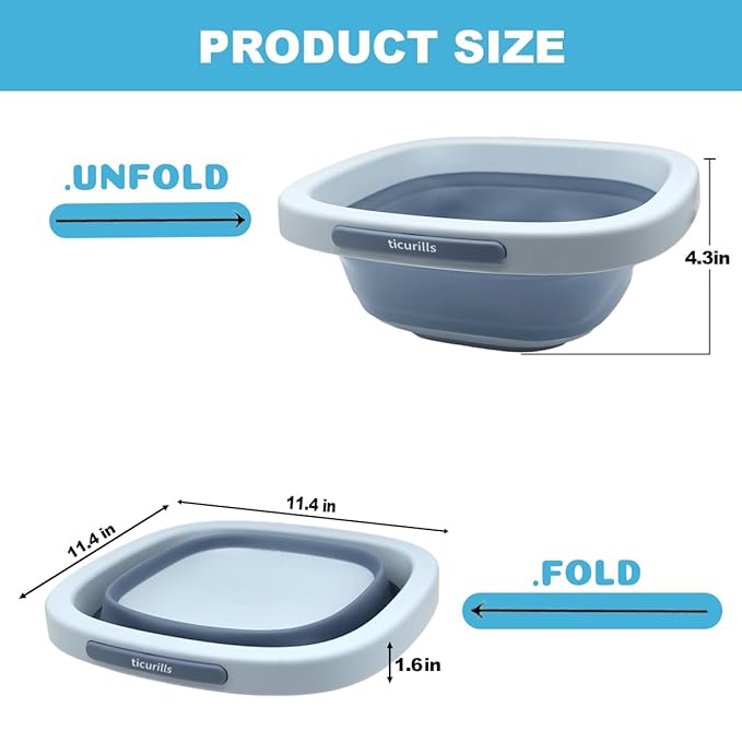 Collapsible Baby Bottles Wash Basin, Ideal Gifts - Image 4