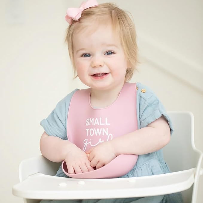 Bella Tunno Baby Bib for Eating, Waterproof Silicone Bib - Image 2