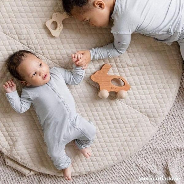 KYTE BABY Unisex Rayon Made From Bamboo Zippered Rompers 0-24 Months - Image 3