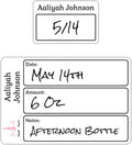 Name Bubbles - Reusable Baby Bottle Labels by NameBubbles