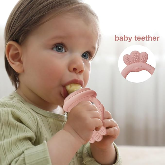 Baby Food Fruit Feeder, Breastmilk Baby Popsicle Molds, Silicone Teether - Image 3