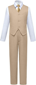 Visaccy Boys Suits Slim Fit Dress Clothes Ring Bearer Outfit by Visaccy