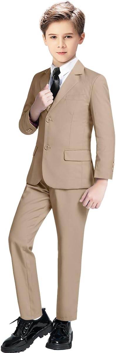 Boys Suit for Kids Tuxedo Suits for Wedding Formal Suit Set Toddler Boy Dress - Image 2