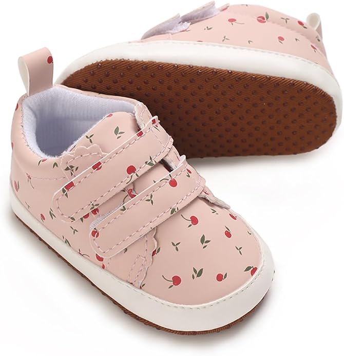 2Pairs Baby Shoes, Boys Girls Non-Slip Rubber Sole Sneakers, Unisex Infant Soft - Image 4
