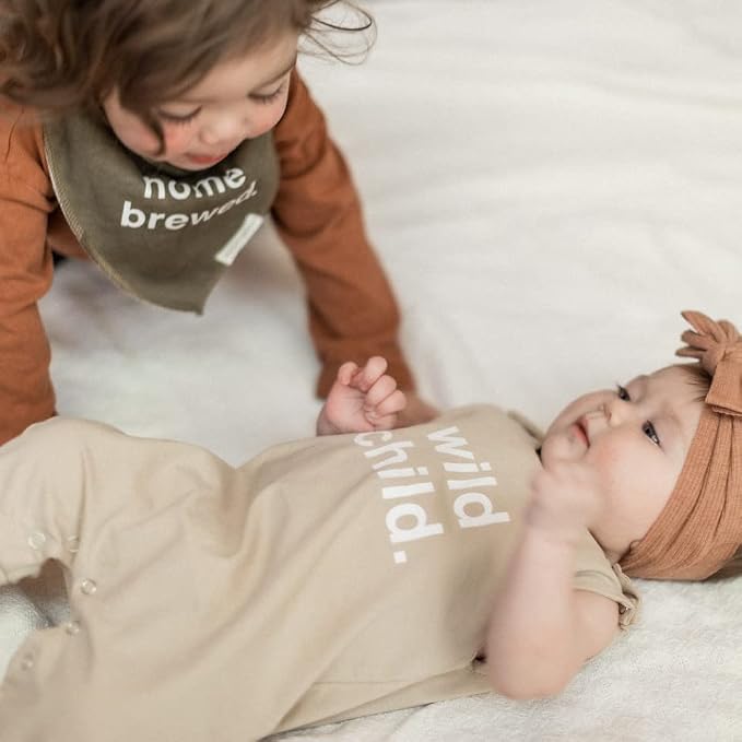 Denver James Bandana Feeding Drool Baby Bib I Soft Organic Cotton I Fleece Back - Image 4