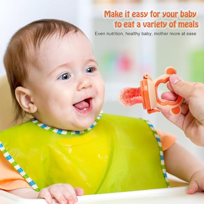 Baby Fresh Fruit Feeder Pacifier, 2 Pack HAOBAOBEI Baby Teether - Image 6