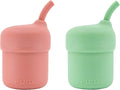 Pura my-my Silicone Straw Cup| Spill Proof, Food Grade Silicone, Plastic-Free | by Pura