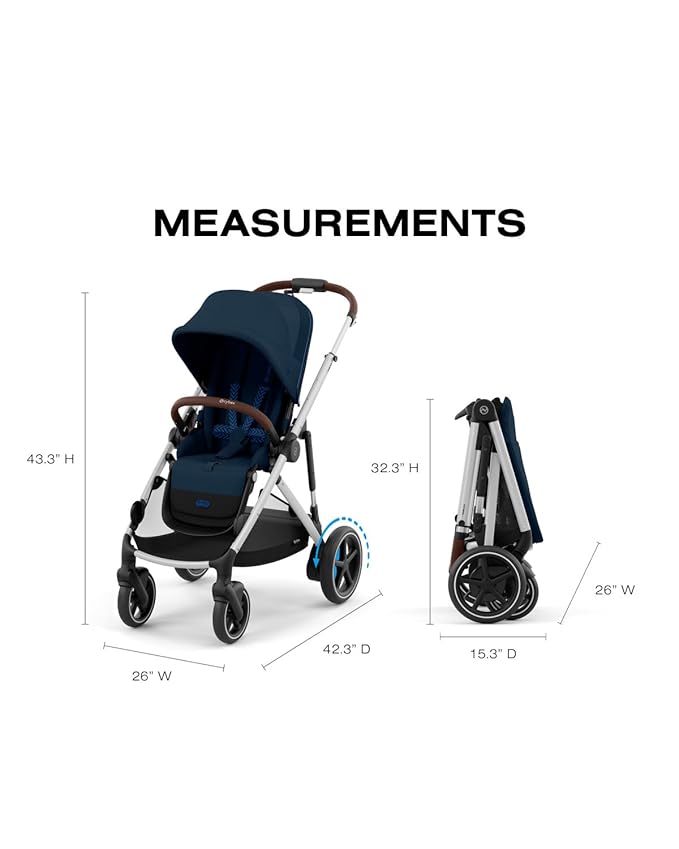 Cybex e-Gazelle S Electronic Assist Stroller – Gazelle S Single-to-Double - Image 6