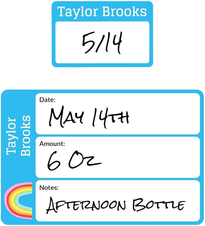 Name Bubbles - Reusable Baby Bottle Labels by NameBubbles