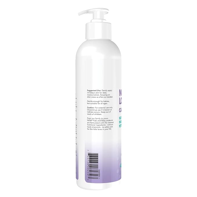 NOW Baby, Nourishing Lotion, Calming Lavender, Paraben Free, 8 Fluid Ounces - Image 3