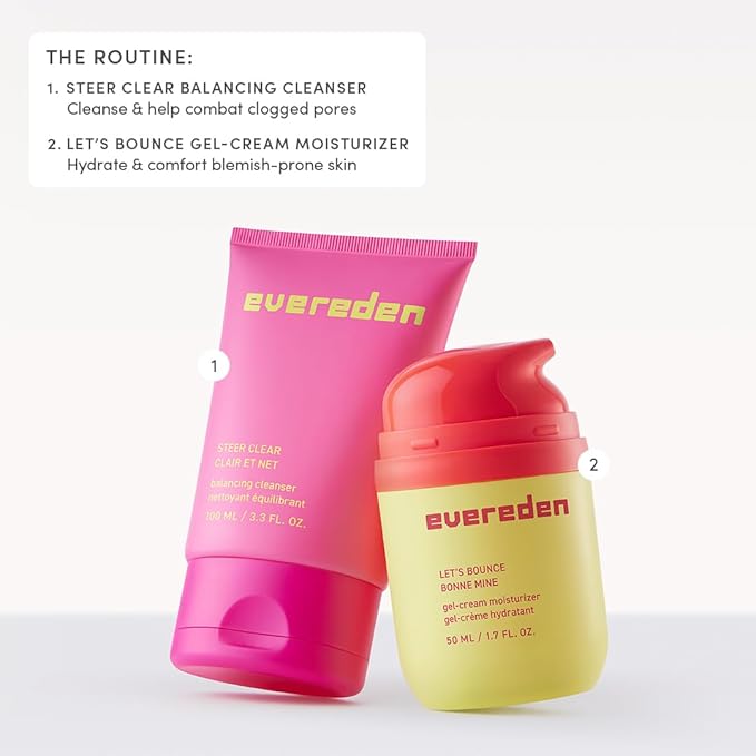 Evereden Let's Bounce Gel-Cream Preppy Skincare Moisturizer: Light, Non-Greasy - Image 9