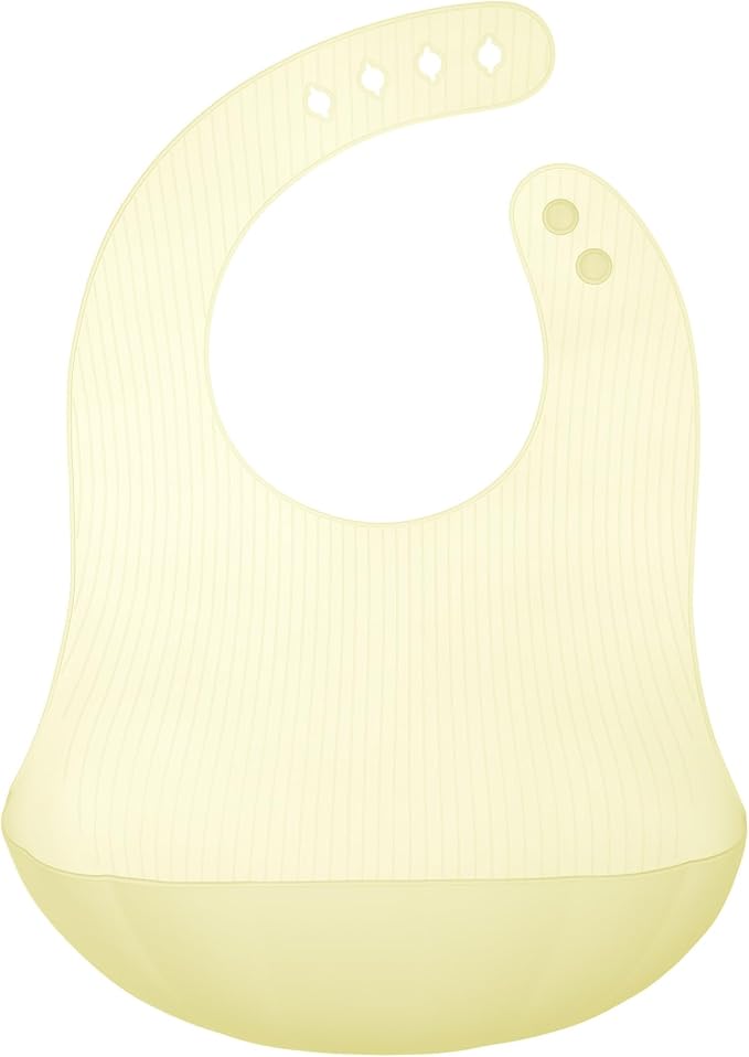 Olababy Fold N Go Silicone Baby Bib w Travel Case | Lightweight Design Eases by Olababy