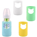 4 Pack Silicone Sleeves for Dr Brown's Glass Baby Bottles, Anti Breakage Baby by HUAKENER