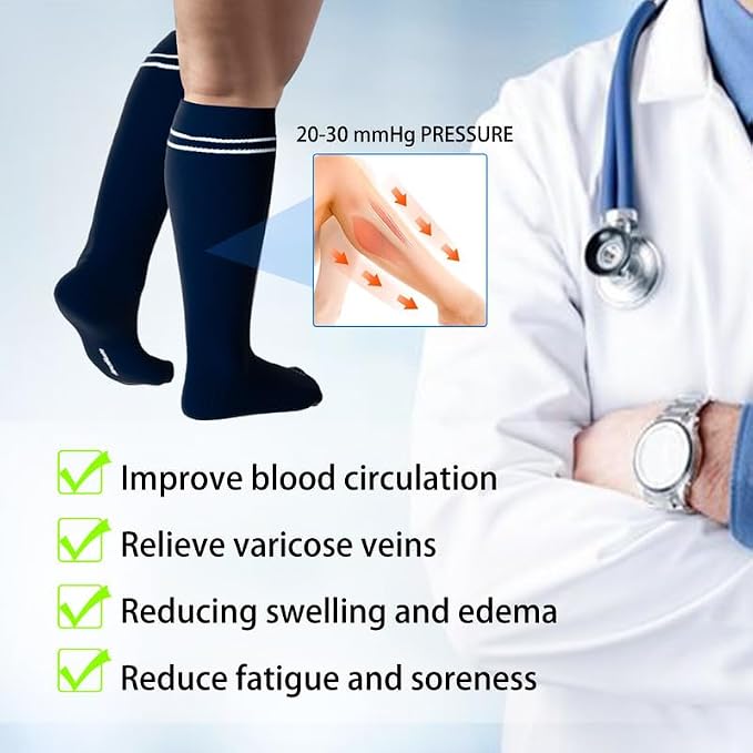 LEVSOX Viscose Made from Bamboo Compression Socks - Image 4