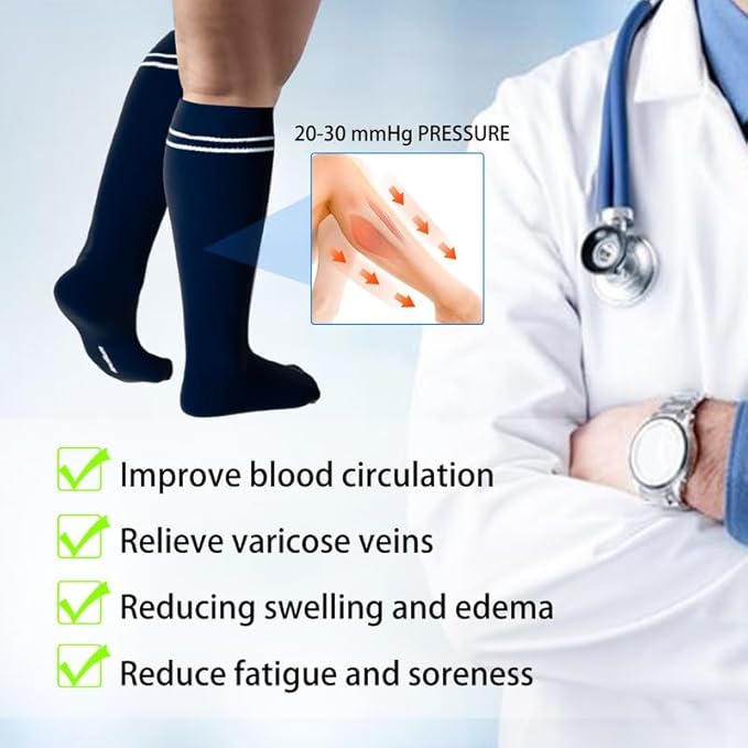LEVSOX Viscose Made from Bamboo Compression Socks - Image 4