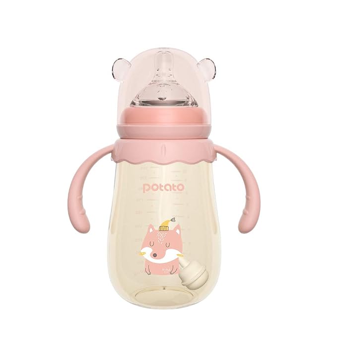 POTATO Baby Bottles PPSU Baby Feeding Bottle 10 oz Anti-Colic Bottles by POTATO