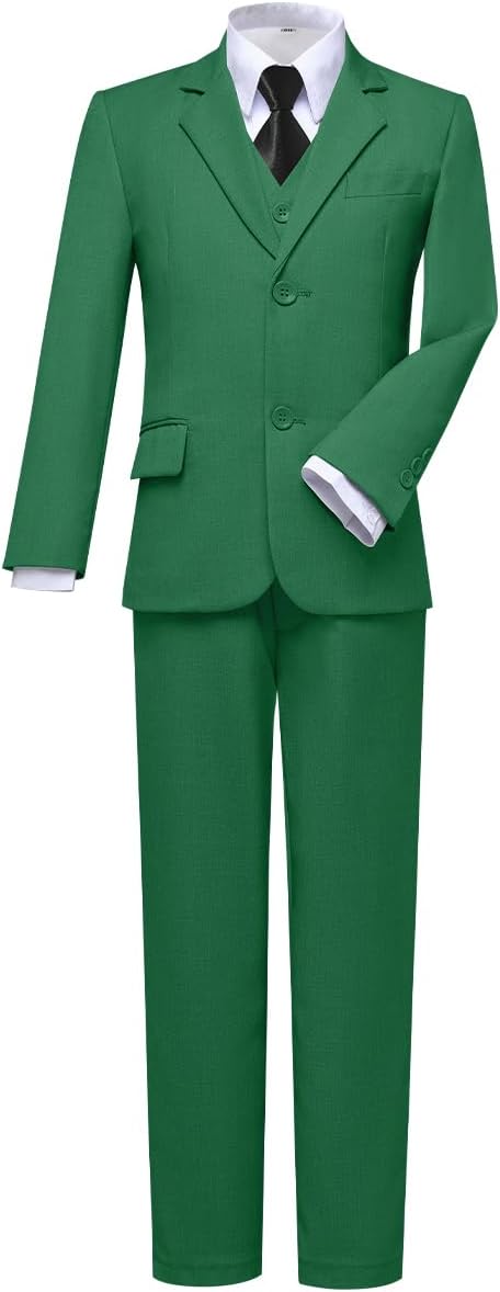 Visaccy Boys Suits Slim Fit Dress Clothes Ring Bearer Outfit by Visaccy