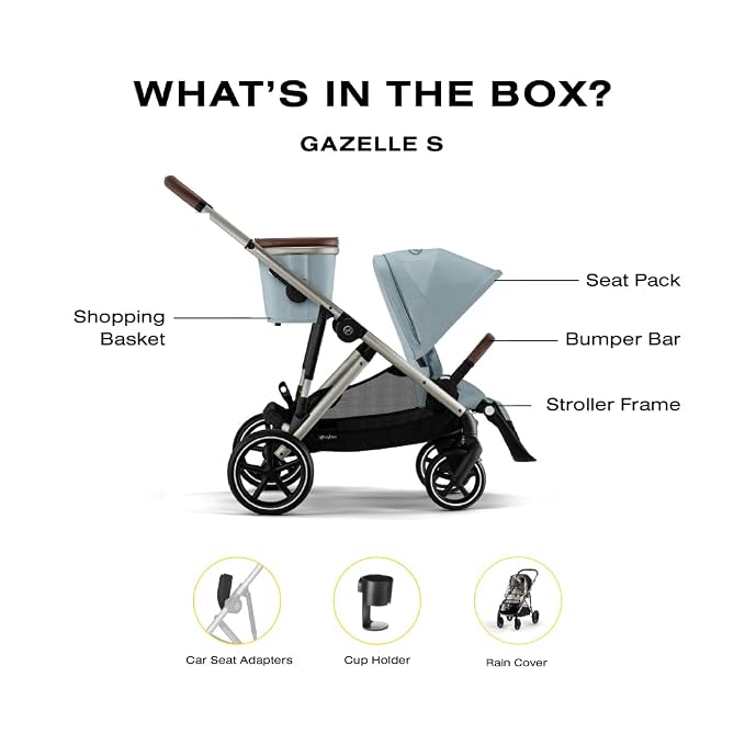 Cybex Gazelle S Stroller Modular Double - Image 4