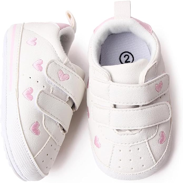 Clowora Baby Boys Girls Shoes Non-Slip Rubber Sole Sneakers Infant First - Image 2