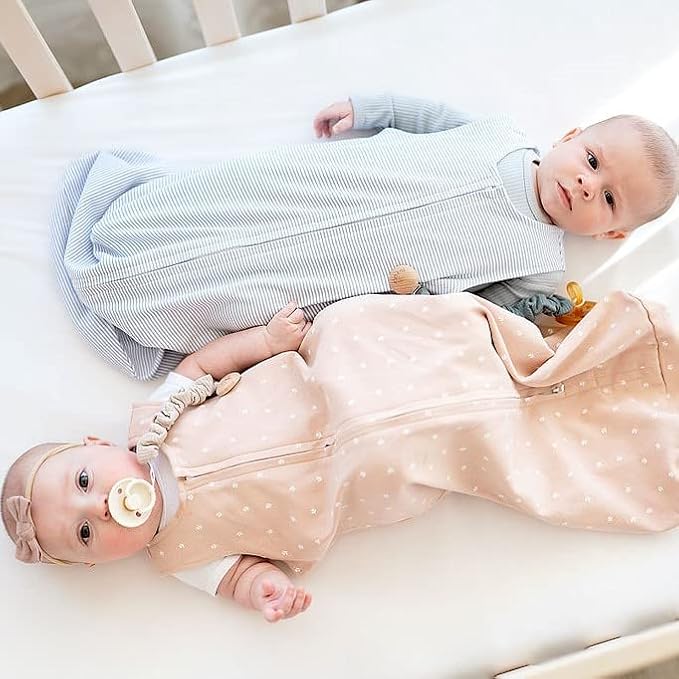 Ely's & Co. 100% Cotton Wearable Blanket Baby Sleep Bag 2 Pack - Image 7