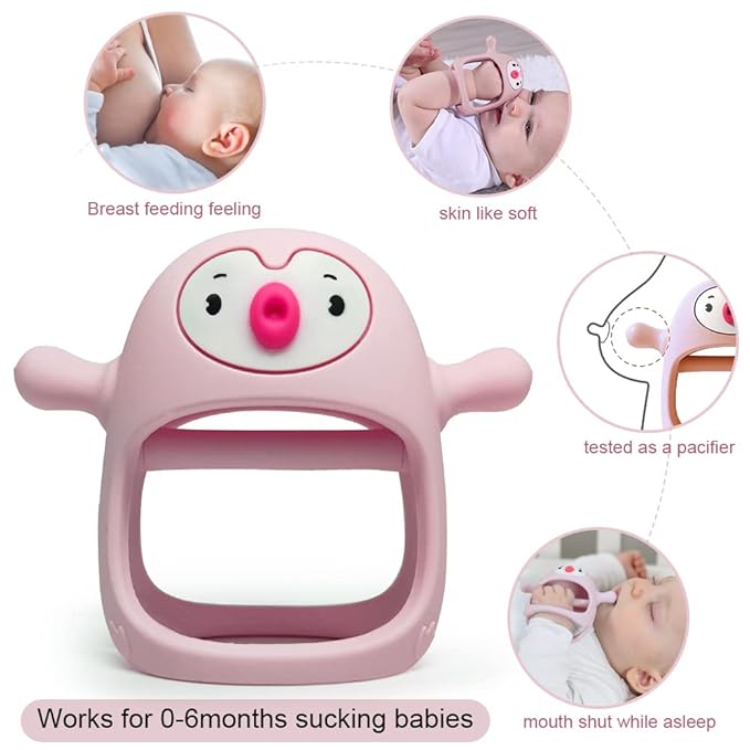 Smily Mia 2pack Penguin Teether - Image 5