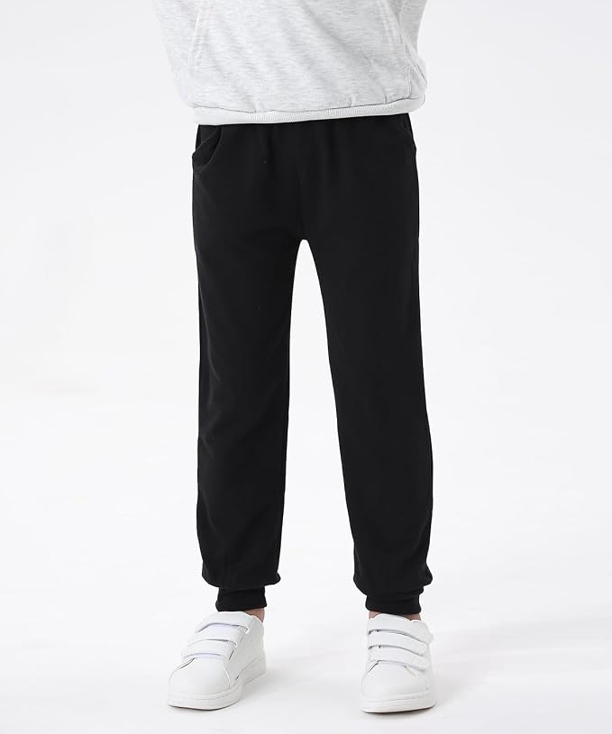 GFQLONG 2/3 Pack Toddler Pants Sweatpants Boys Cotton Joggers, Athletic Pull on - Image 6