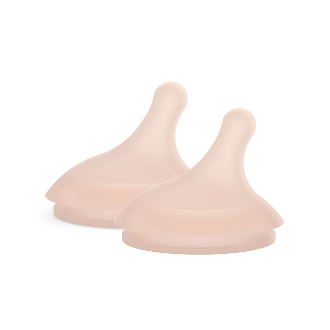 Suavinex Zero.Zero Slow Flow Asymmetrical Silicone Nipple, 2 Pack by Suavinex