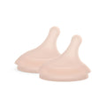 Suavinex Zero.Zero Slow Flow Asymmetrical Silicone Nipple, 2 Pack by Suavinex