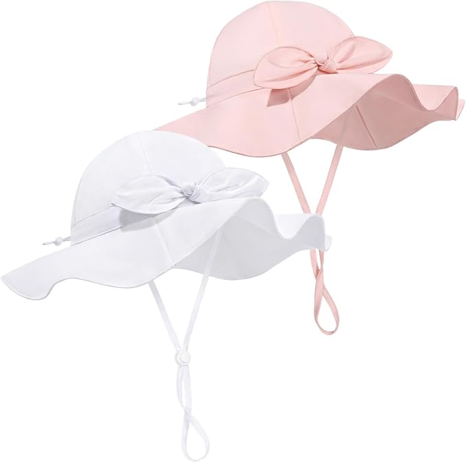 Baby Girl Sun Hat Summer Foldable Beach Hats by Weradau