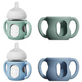 2 Pack Silicone Sleeves for Avent Natural Glass Baby Bottles, Anti Breakage by AYHIT